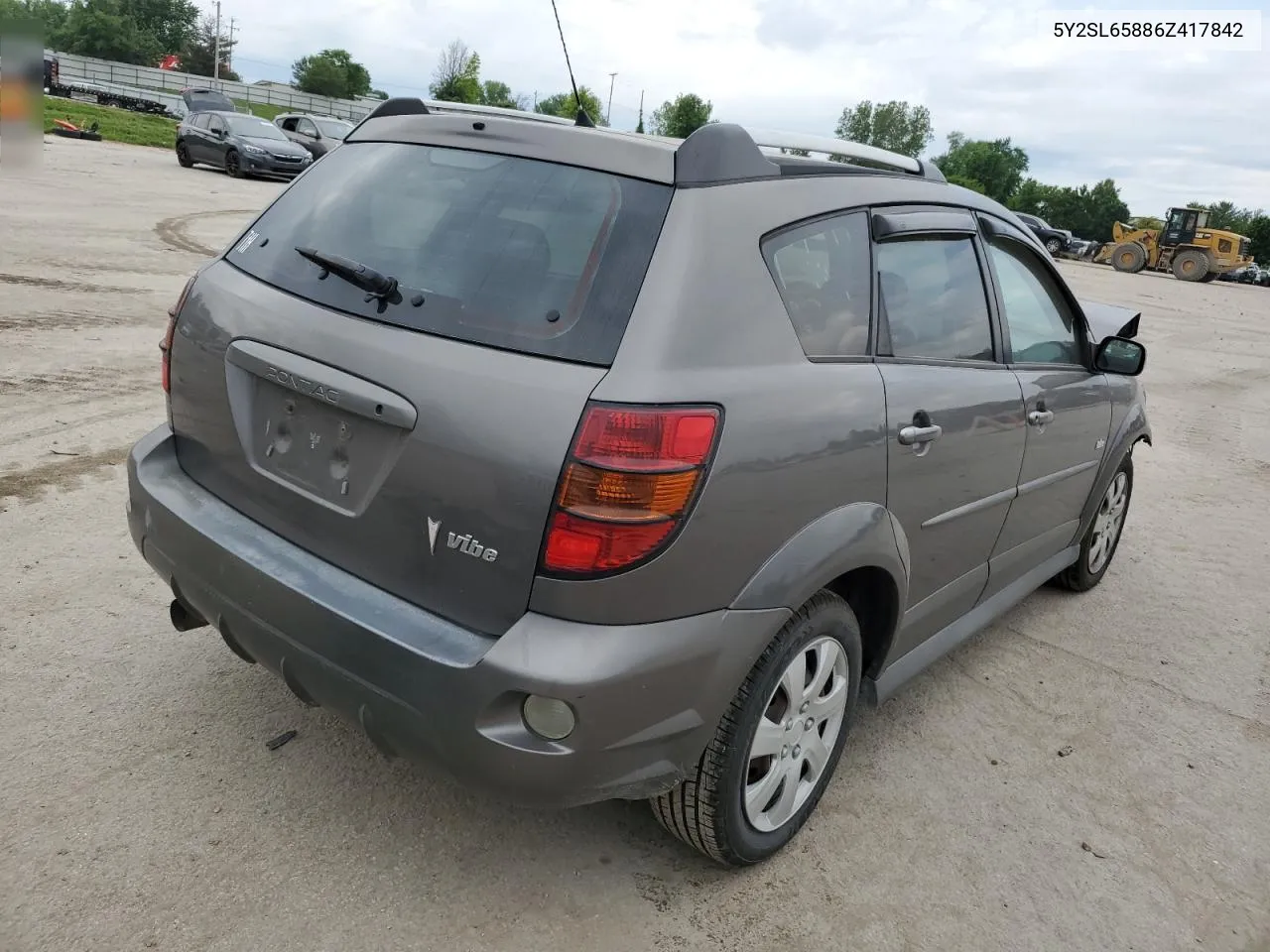 5Y2SL65886Z417842 2006 Pontiac Vibe