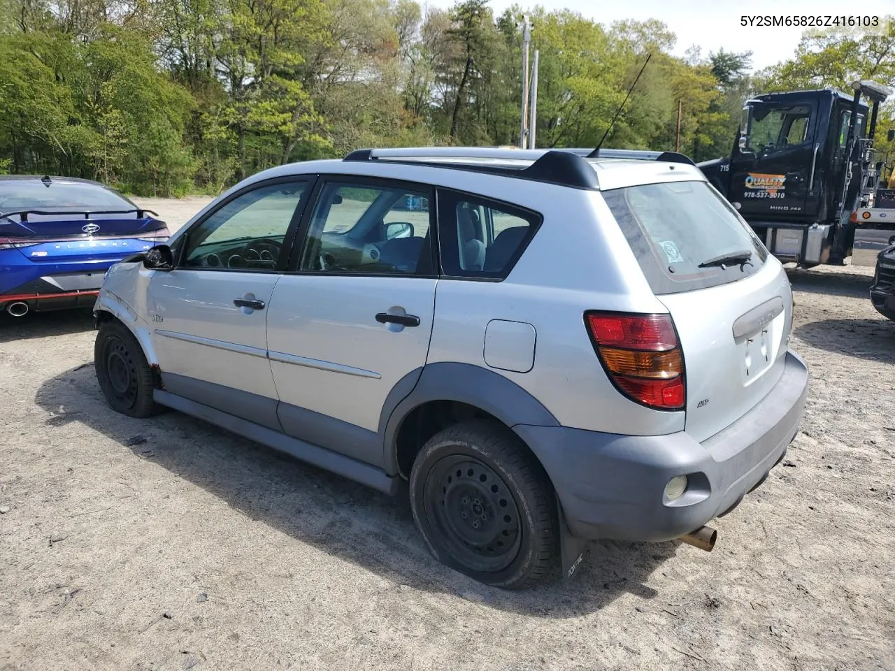 2006 Pontiac Vibe VIN: 5Y2SM65826Z416103 Lot: 54364134