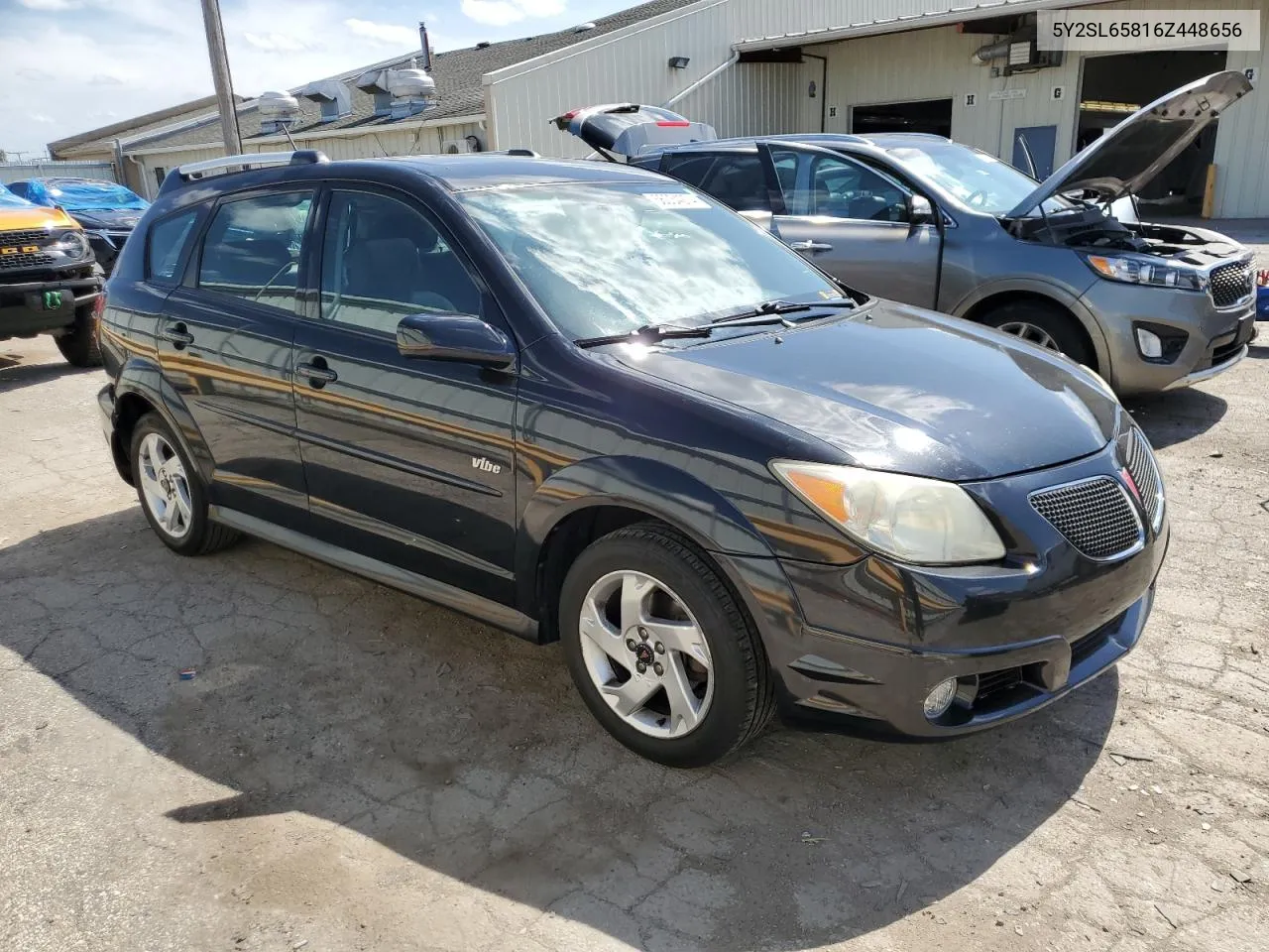 2006 Pontiac Vibe VIN: 5Y2SL65816Z448656 Lot: 56034274