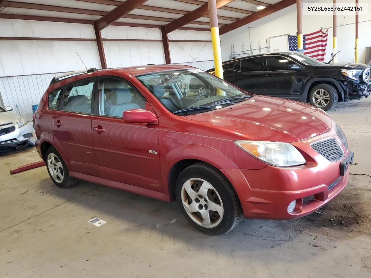 2006 Pontiac Vibe VIN: 5Y2SL65876Z442151 Lot: 56525974