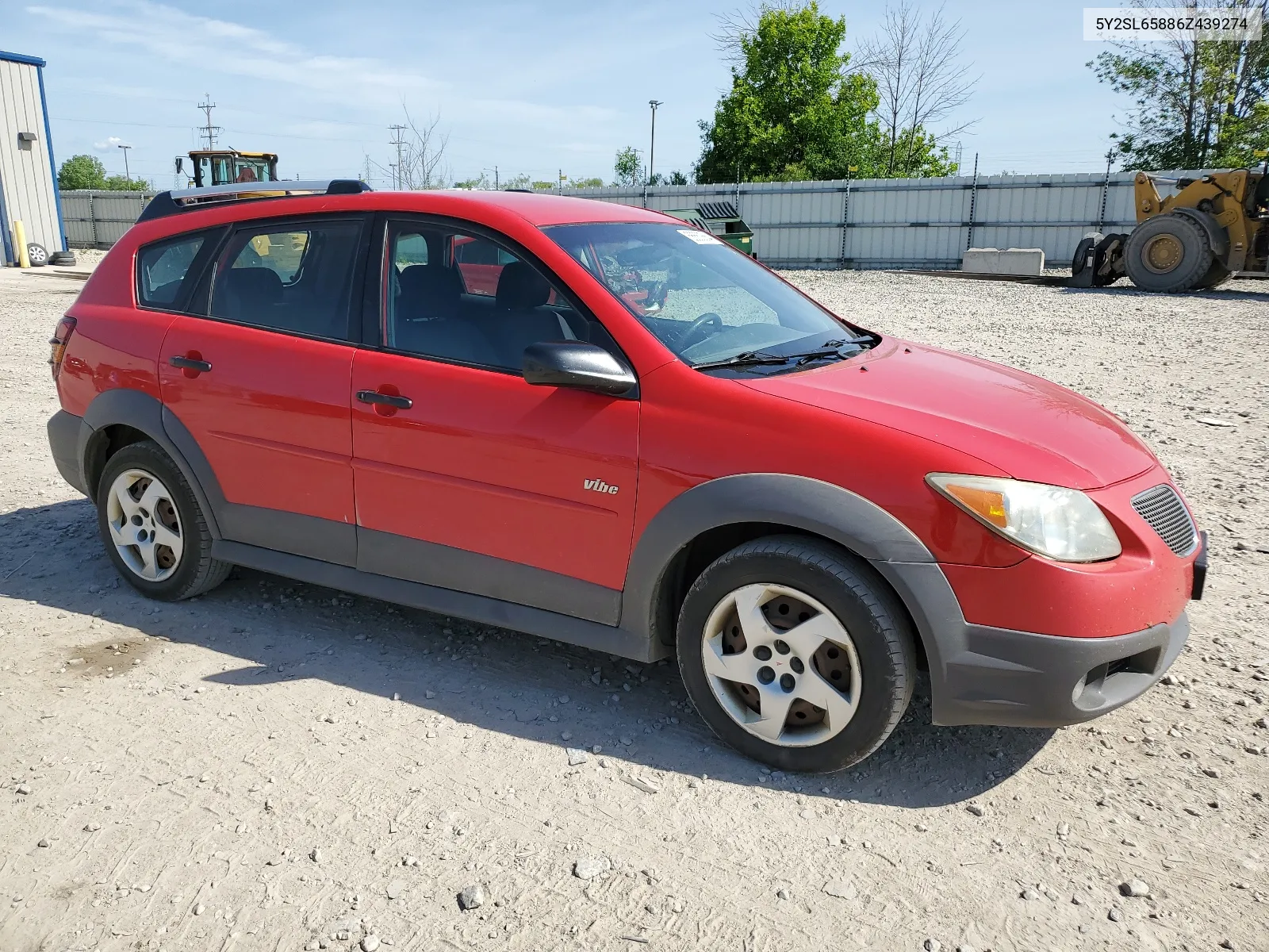 5Y2SL65886Z439274 2006 Pontiac Vibe