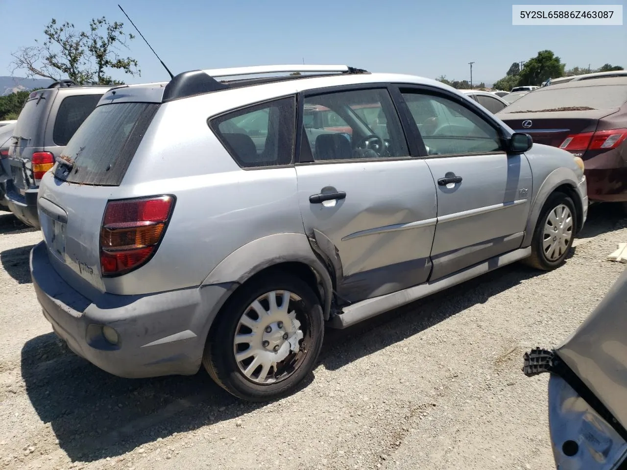 2006 Pontiac Vibe VIN: 5Y2SL65886Z463087 Lot: 56656814