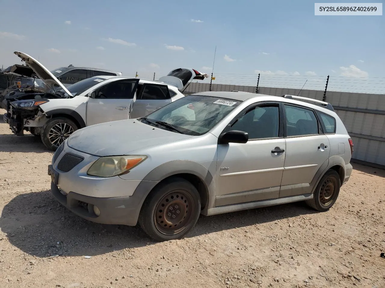 2006 Pontiac Vibe VIN: 5Y2SL65896Z402699 Lot: 56960724