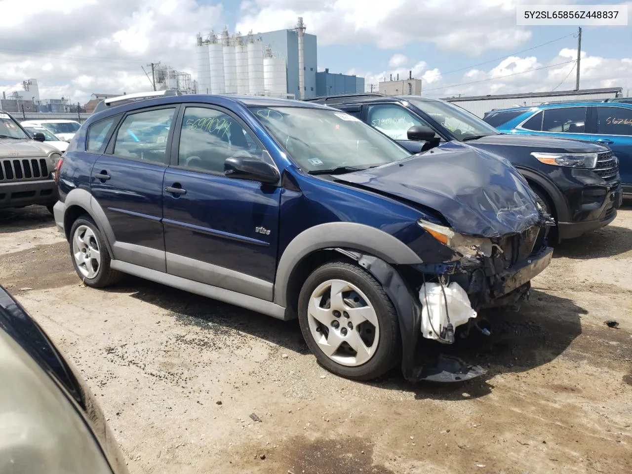 2006 Pontiac Vibe VIN: 5Y2SL65856Z448837 Lot: 56991094