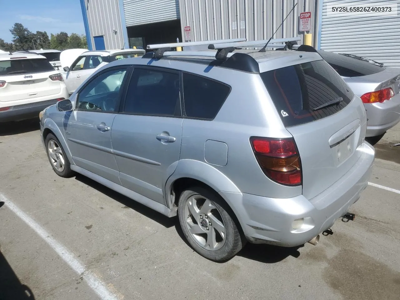 2006 Pontiac Vibe VIN: 5Y2SL65826Z400373 Lot: 57305674