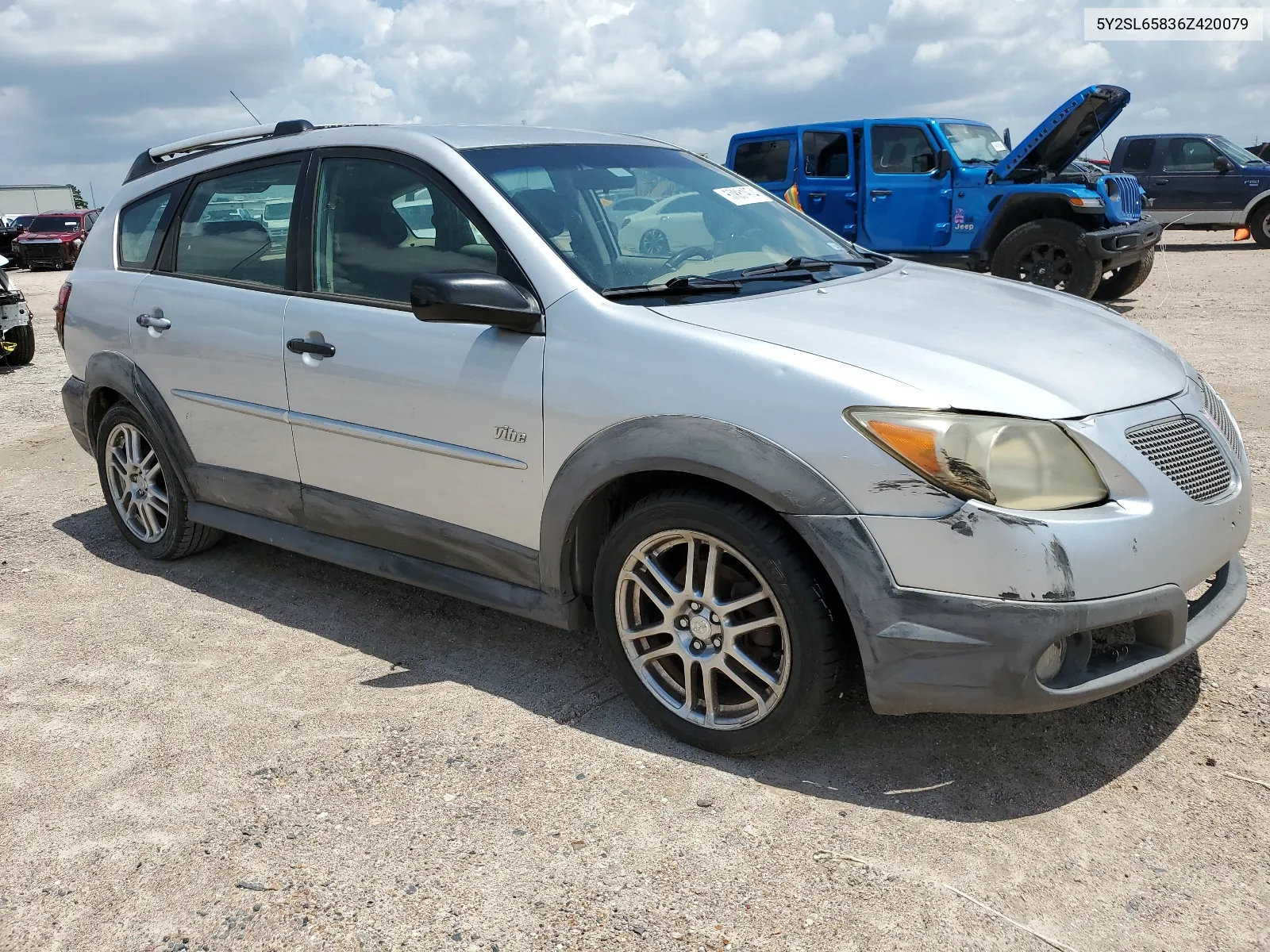 2006 Pontiac Vibe VIN: 5Y2SL65836Z420079 Lot: 57831974