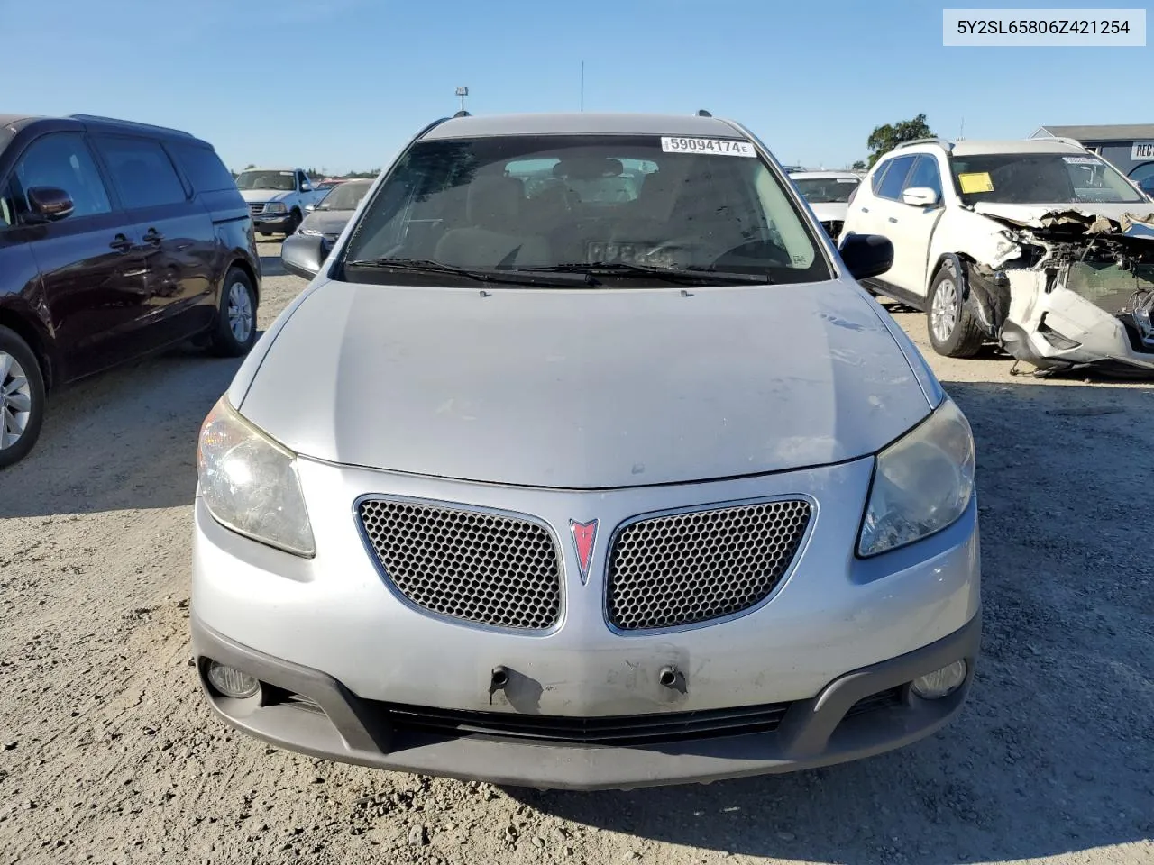 5Y2SL65806Z421254 2006 Pontiac Vibe