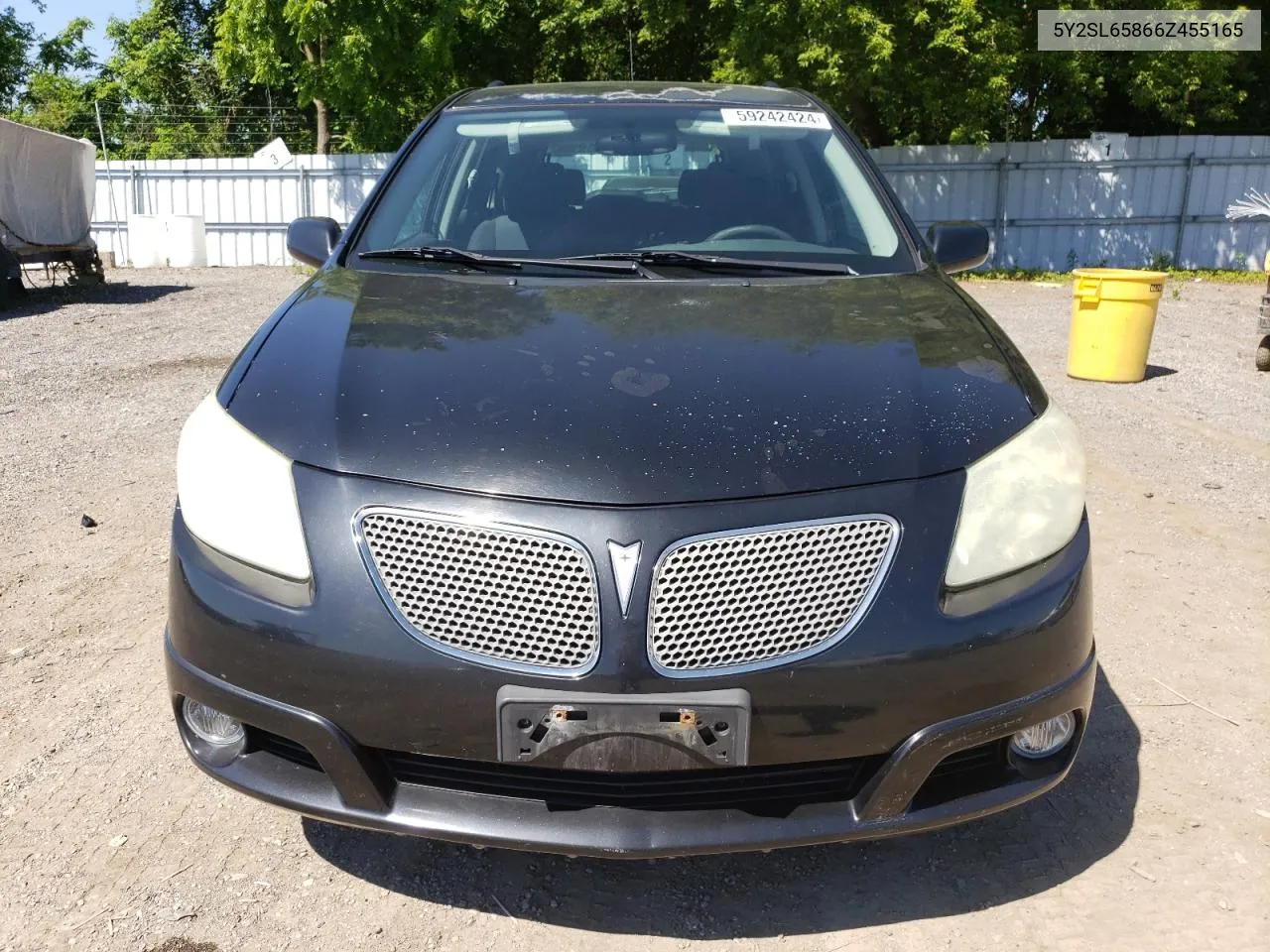 2006 Pontiac Vibe VIN: 5Y2SL65866Z455165 Lot: 59242424