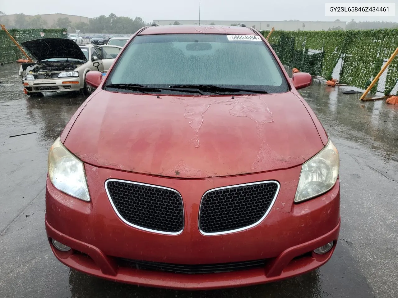 2006 Pontiac Vibe VIN: 5Y2SL65846Z434461 Lot: 59654594