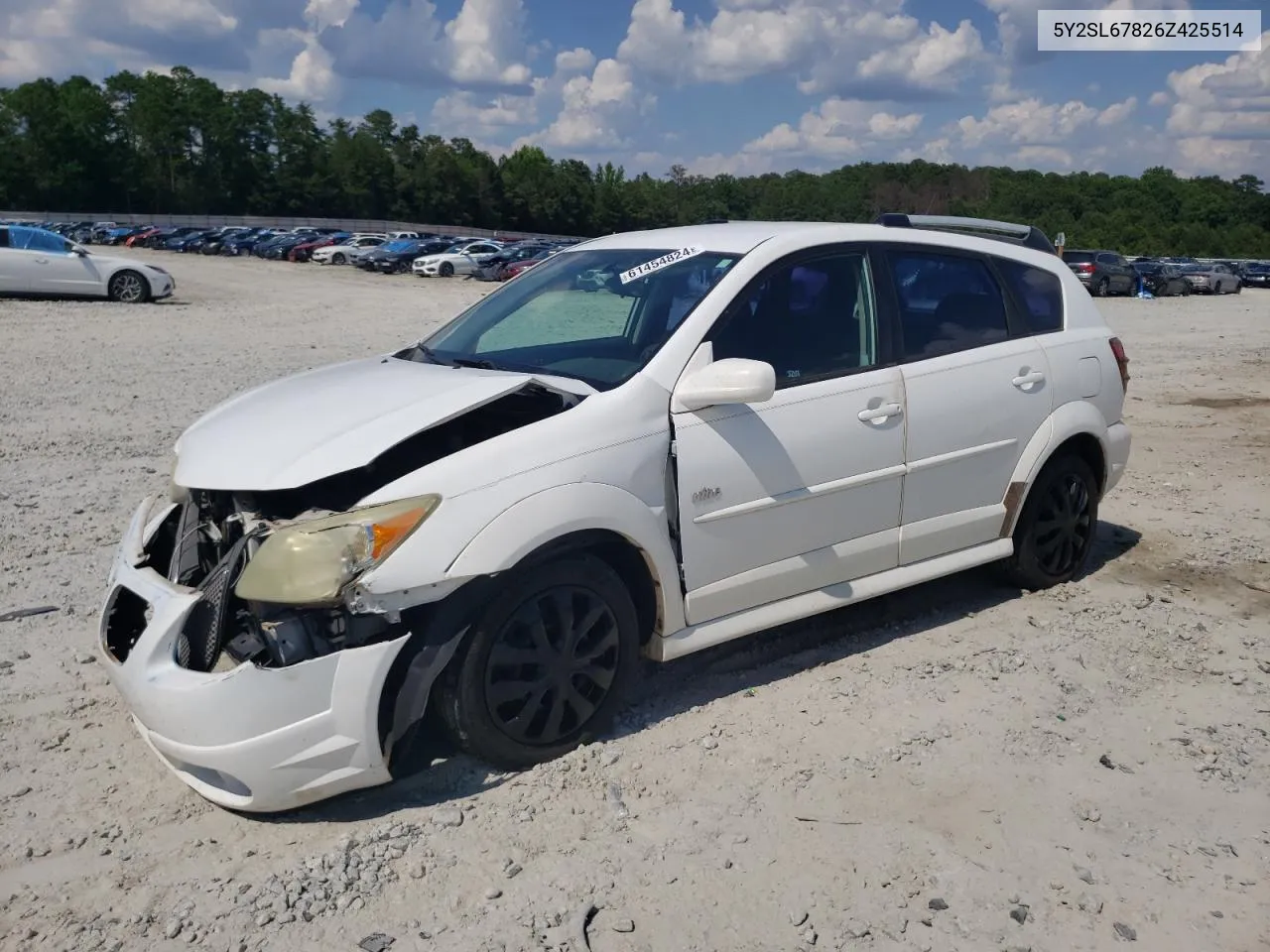 2006 Pontiac Vibe VIN: 5Y2SL67826Z425514 Lot: 61454824