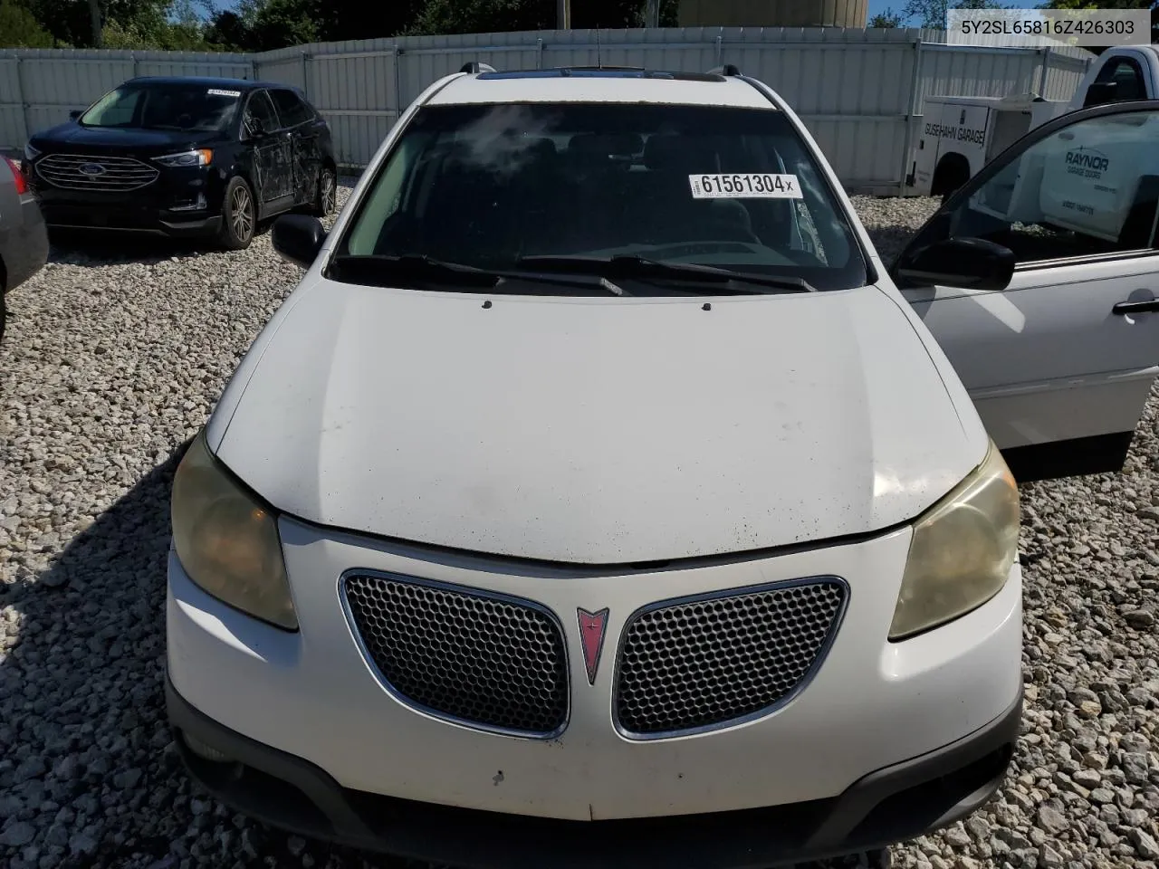 2006 Pontiac Vibe VIN: 5Y2SL65816Z426303 Lot: 61561304