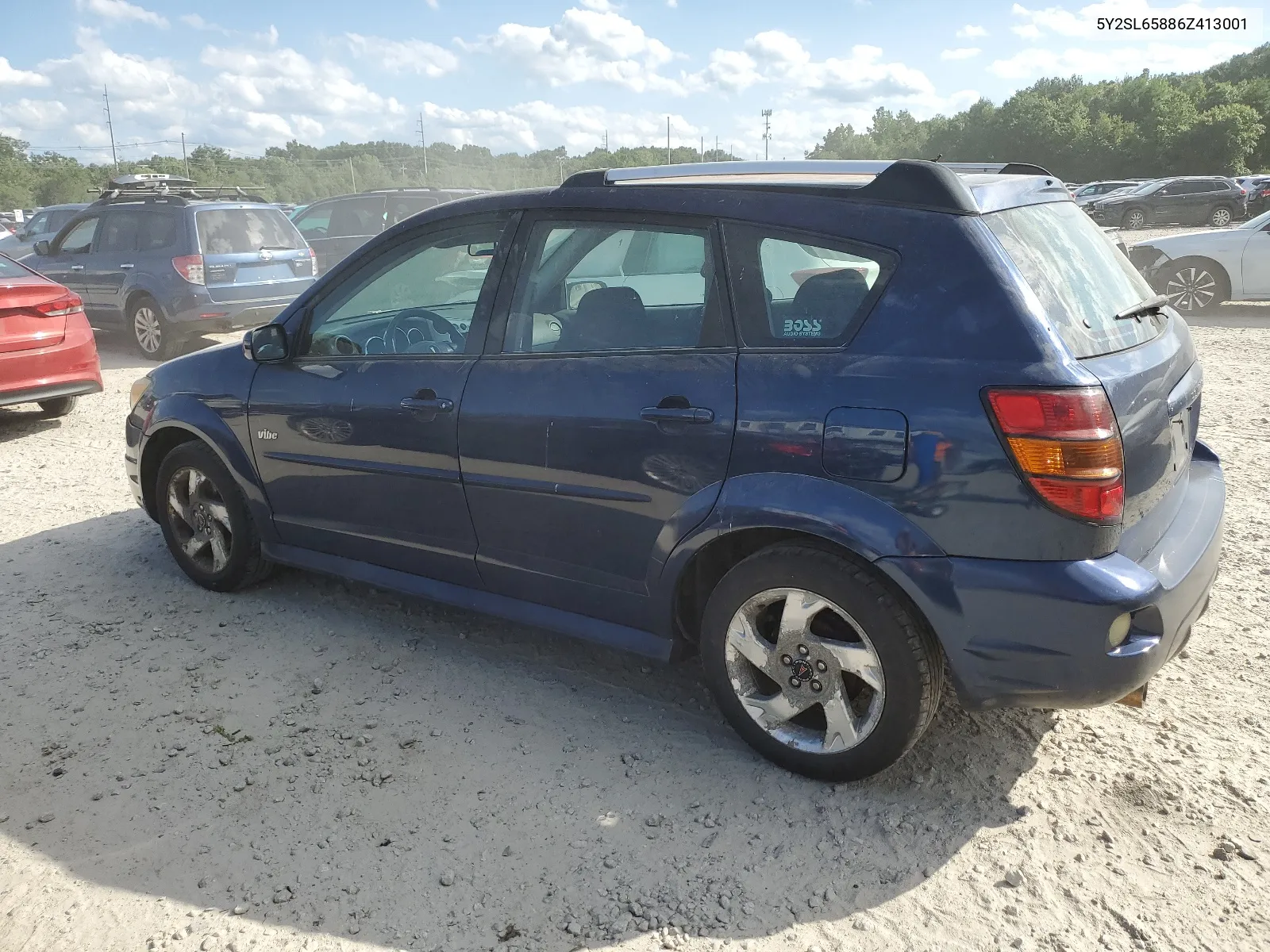 2006 Pontiac Vibe VIN: 5Y2SL65886Z413001 Lot: 62571684