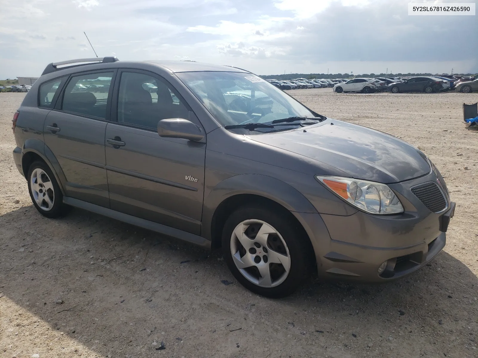 2006 Pontiac Vibe VIN: 5Y2SL67816Z426590 Lot: 62751524