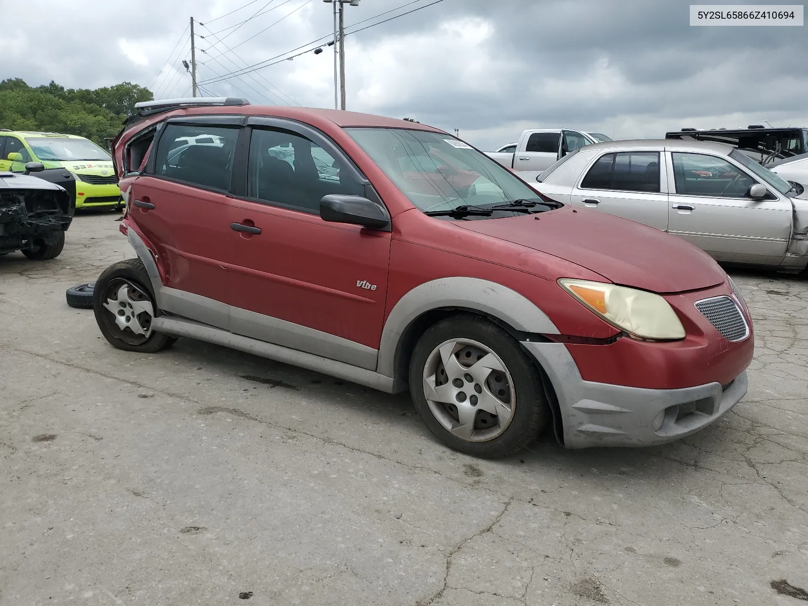 2006 Pontiac Vibe VIN: 5Y2SL65866Z410694 Lot: 63858834