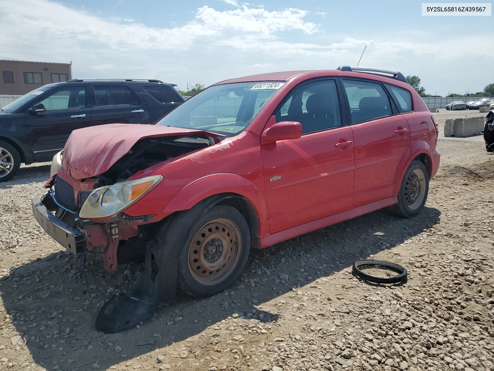 2006 Pontiac Vibe VIN: 5Y2SL65816Z439567 Lot: 65271524