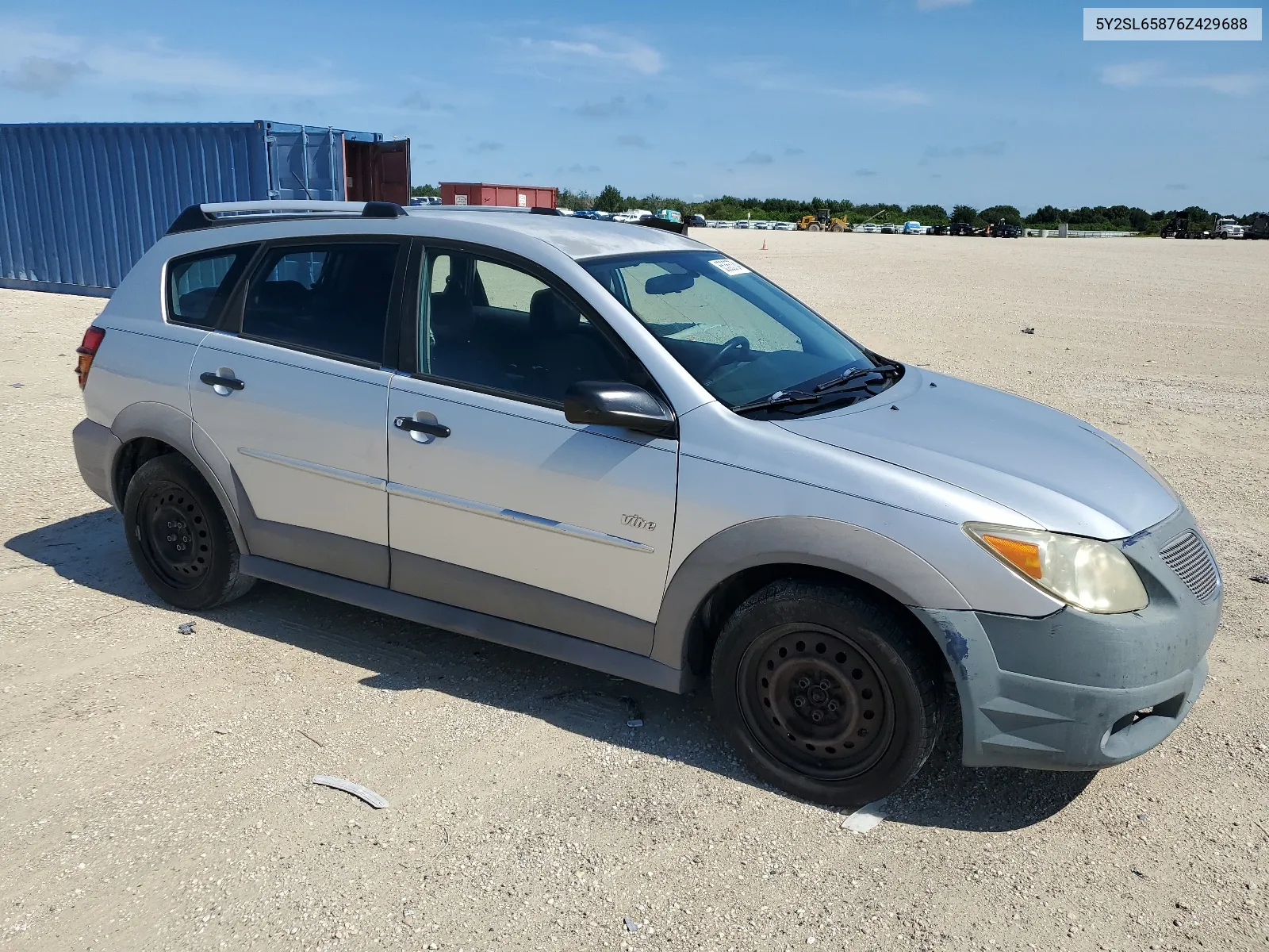 2006 Pontiac Vibe VIN: 5Y2SL65876Z429688 Lot: 65365784