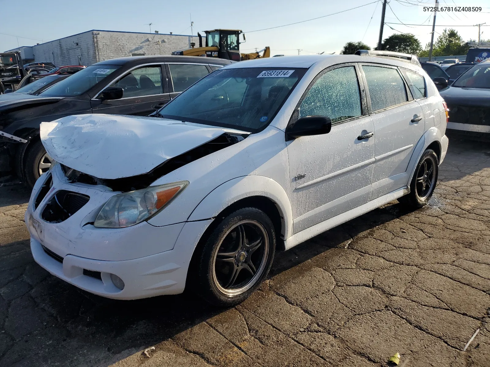 2006 Pontiac Vibe VIN: 5Y2SL67816Z408509 Lot: 65931814