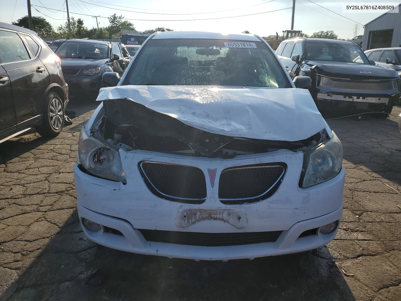 2006 Pontiac Vibe VIN: 5Y2SL67816Z408509 Lot: 65931814