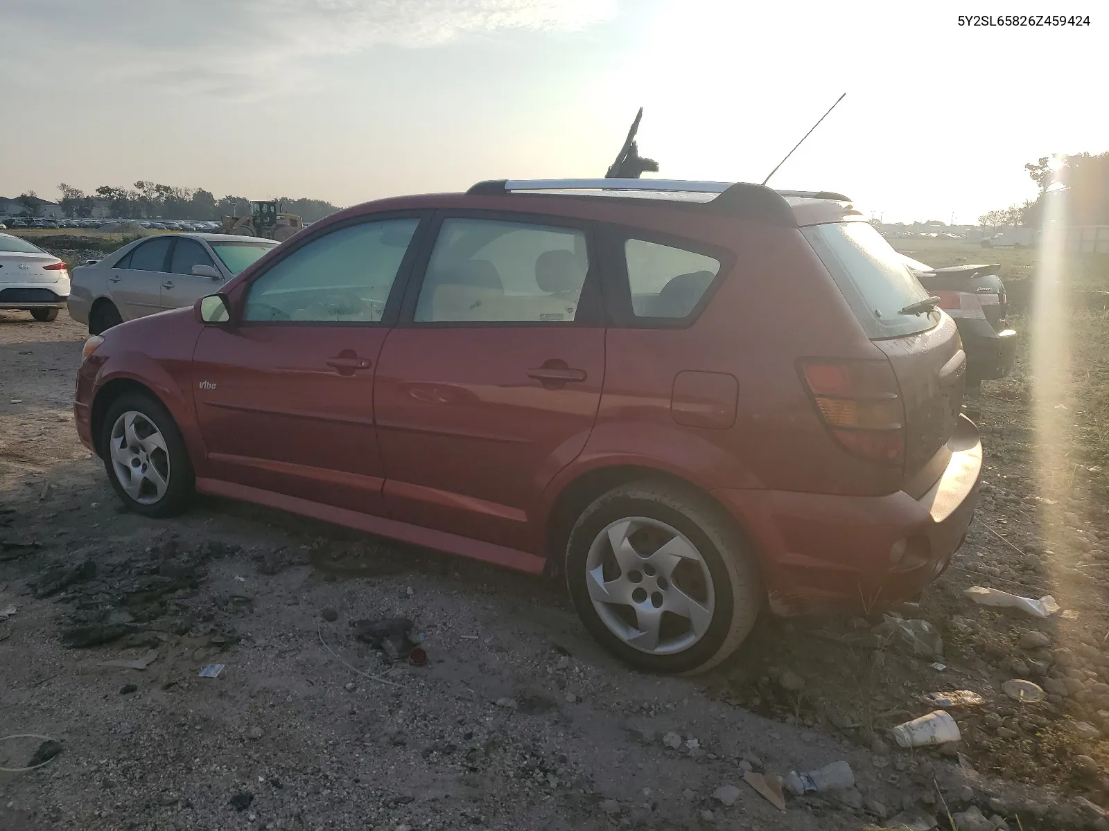 2006 Pontiac Vibe VIN: 5Y2SL65826Z459424 Lot: 67661544