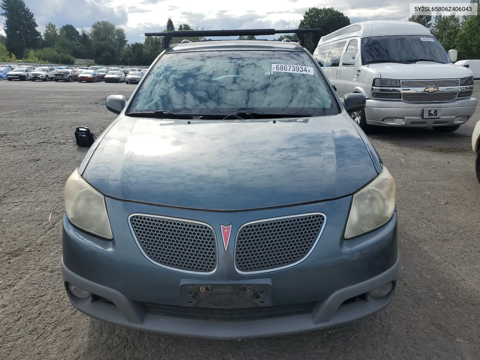 2006 Pontiac Vibe VIN: 5Y2SL65806Z406043 Lot: 68673934