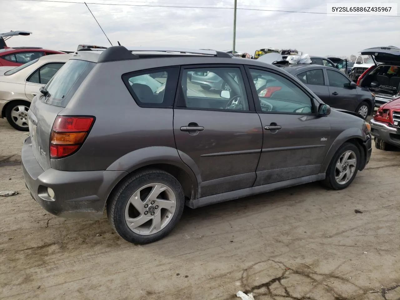 2006 Pontiac Vibe VIN: 5Y2SL65886Z435967 Lot: 76585443