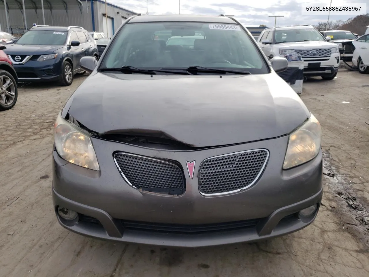 2006 Pontiac Vibe VIN: 5Y2SL65886Z435967 Lot: 76585443