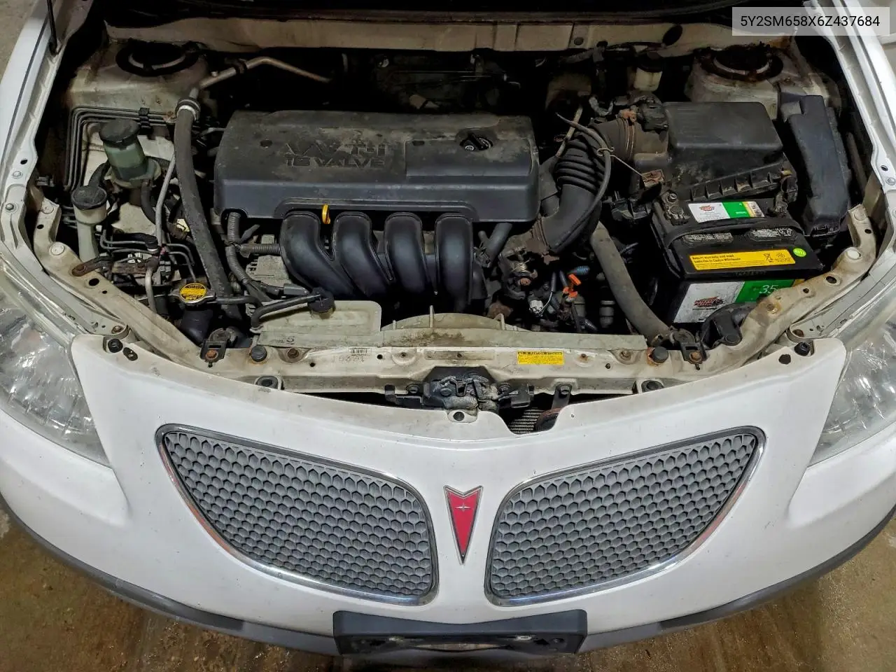 5Y2SM658X6Z437684 2006 Pontiac Vibe