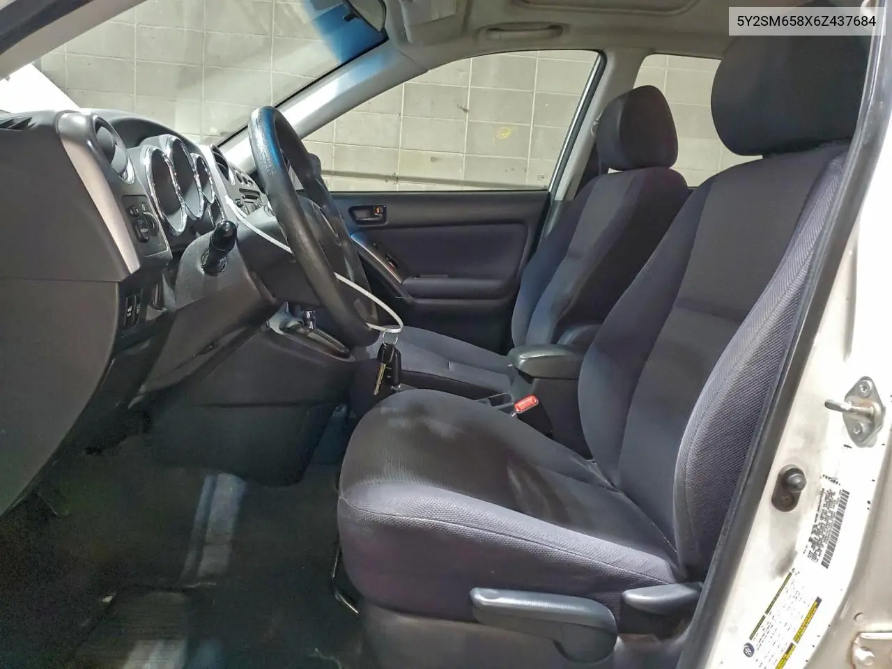 5Y2SM658X6Z437684 2006 Pontiac Vibe
