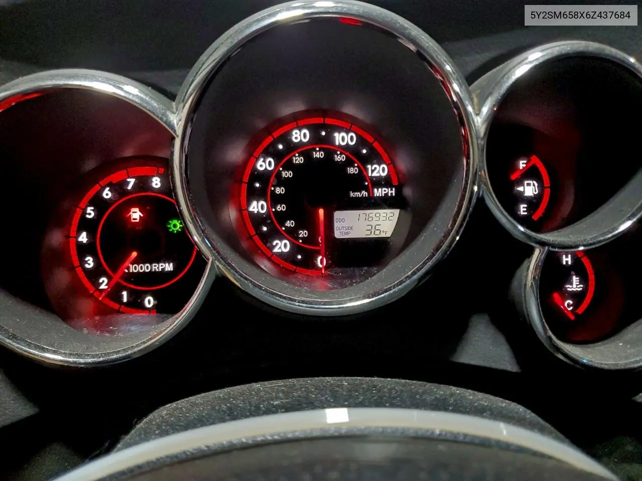 5Y2SM658X6Z437684 2006 Pontiac Vibe