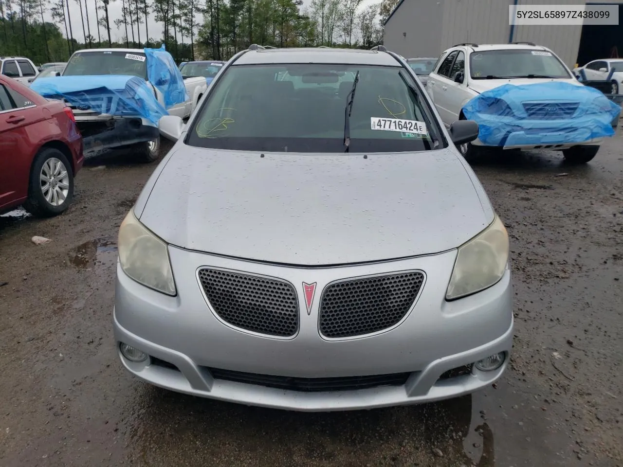 2007 Pontiac Vibe VIN: 5Y2SL65897Z438099 Lot: 47716424