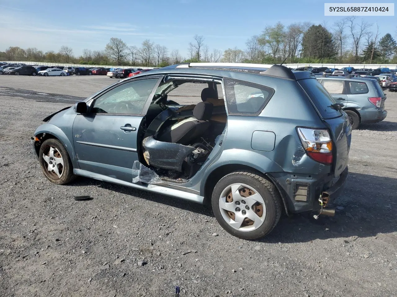 2007 Pontiac Vibe VIN: 5Y2SL65887Z410424 Lot: 51947484