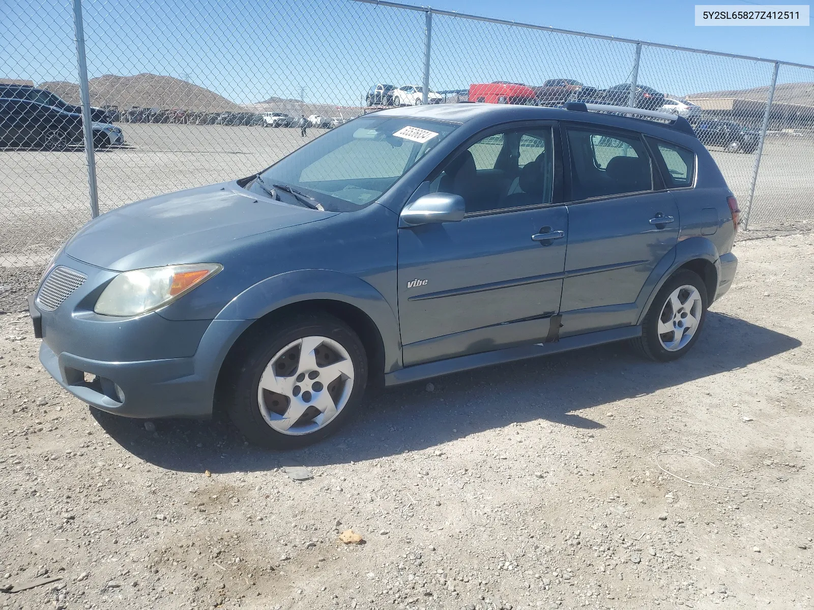 2007 Pontiac Vibe VIN: 5Y2SL65827Z412511 Lot: 53536834