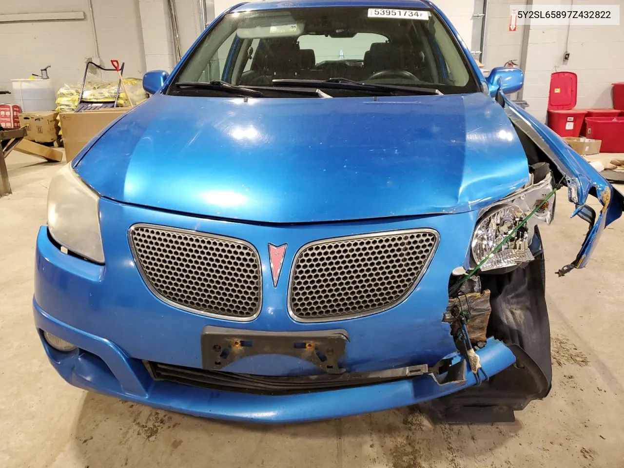 2007 Pontiac Vibe VIN: 5Y2SL65897Z432822 Lot: 53951734