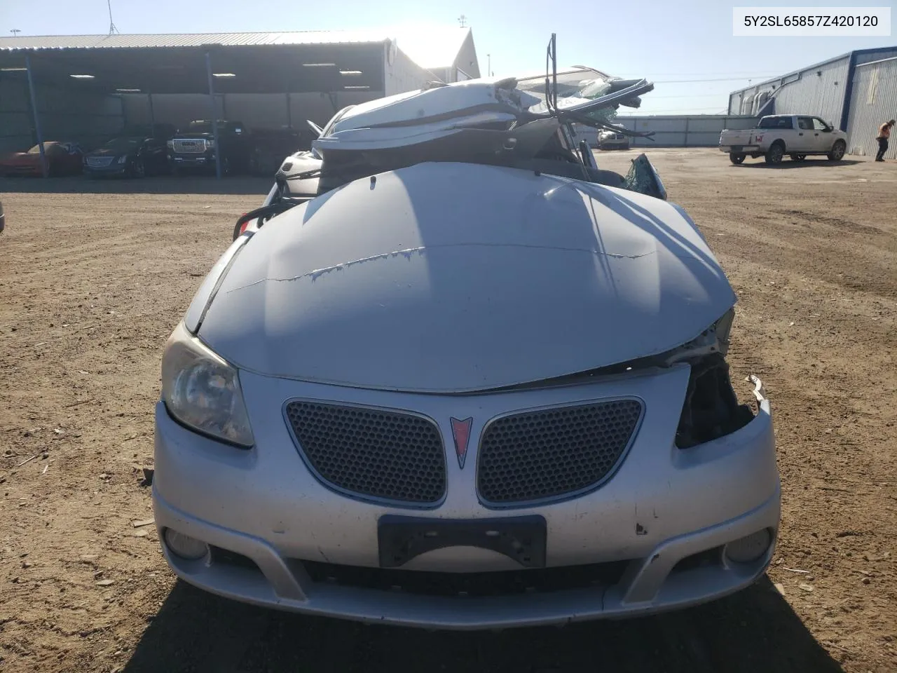 2007 Pontiac Vibe VIN: 5Y2SL65857Z420120 Lot: 54778924