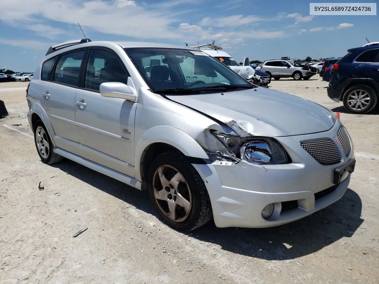 5Y2SL65897Z424736 2007 Pontiac Vibe