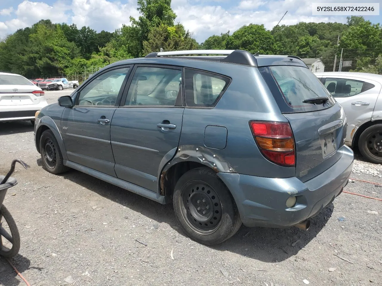 2007 Pontiac Vibe VIN: 5Y2SL658X72422246 Lot: 56409634