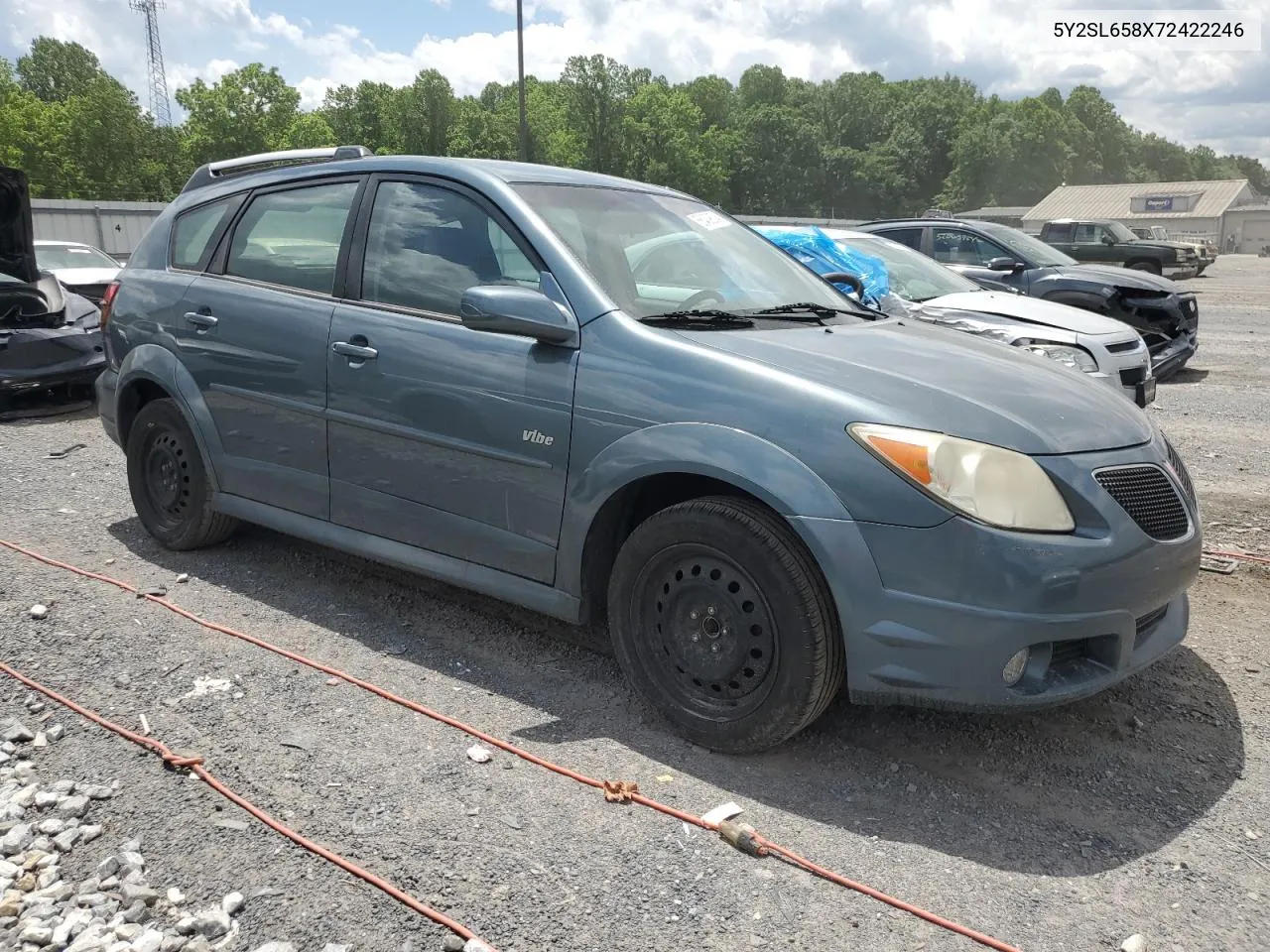 2007 Pontiac Vibe VIN: 5Y2SL658X72422246 Lot: 56409634