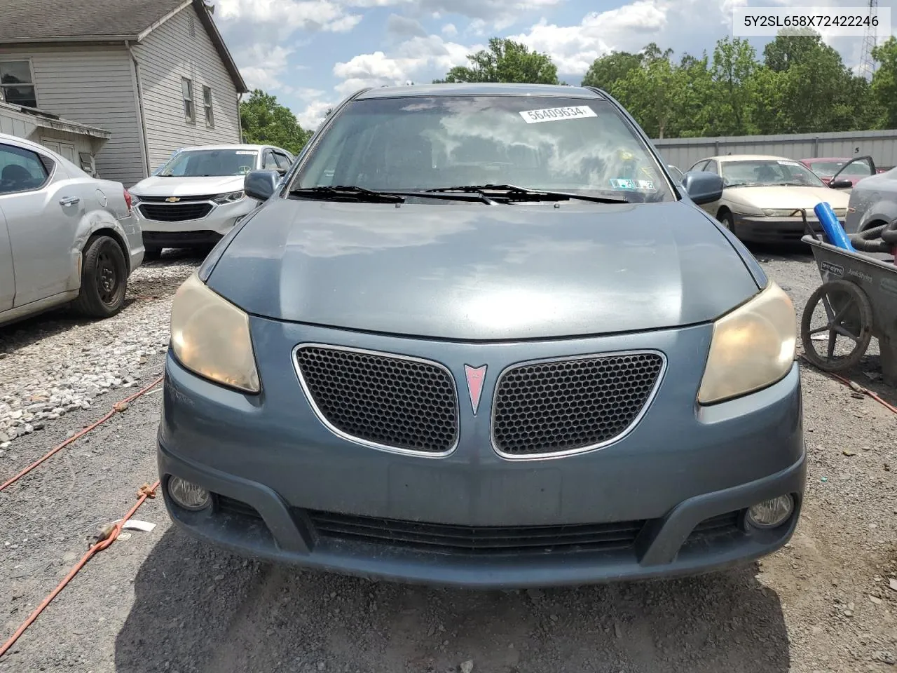 2007 Pontiac Vibe VIN: 5Y2SL658X72422246 Lot: 56409634