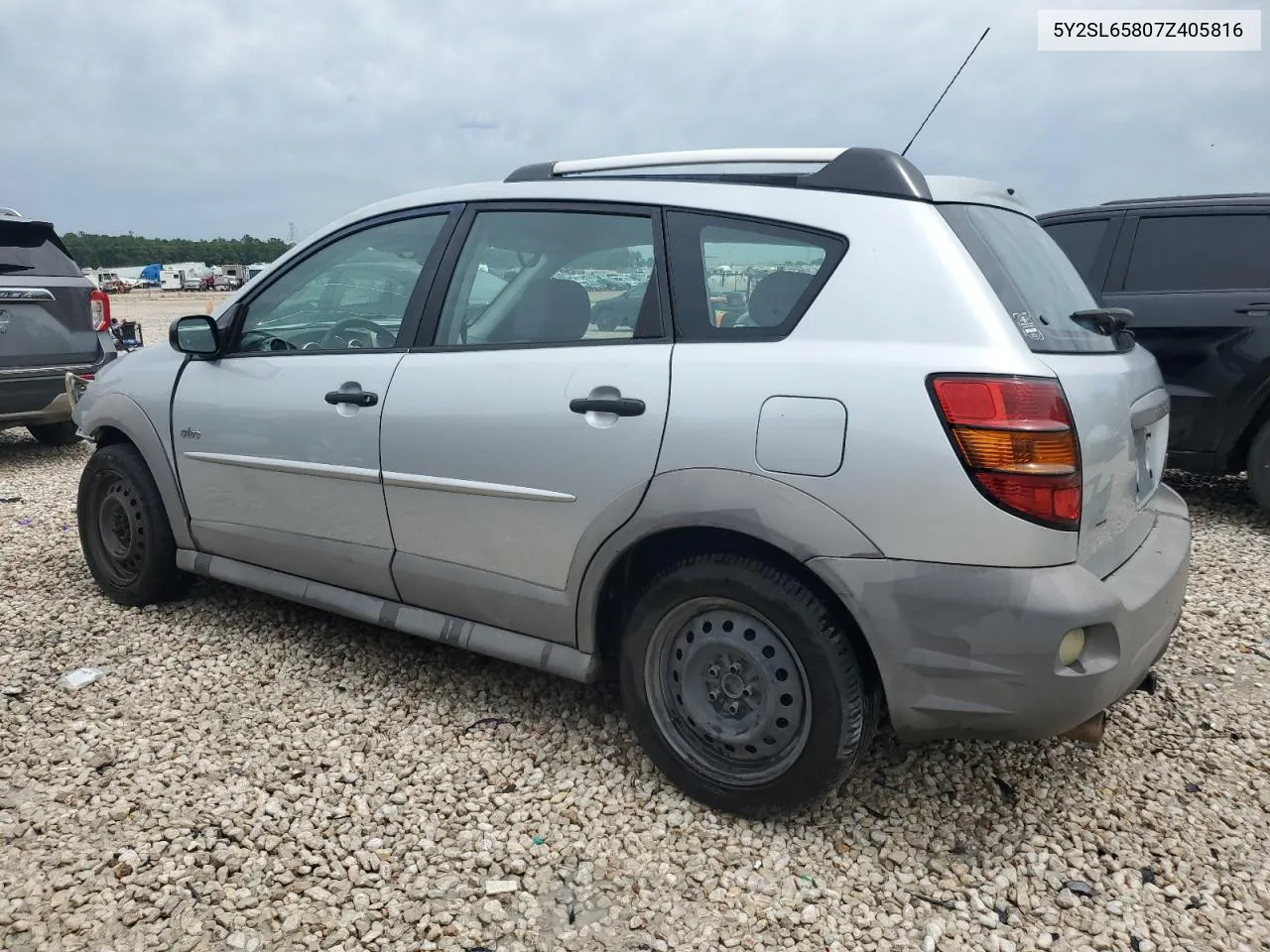 2007 Pontiac Vibe VIN: 5Y2SL65807Z405816 Lot: 56654754