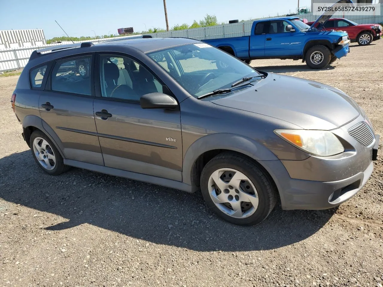 2007 Pontiac Vibe VIN: 5Y2SL65857Z439279 Lot: 56692584