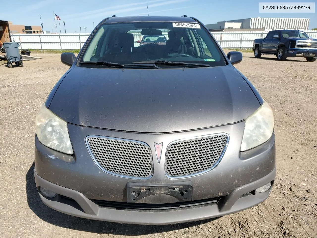 2007 Pontiac Vibe VIN: 5Y2SL65857Z439279 Lot: 56692584