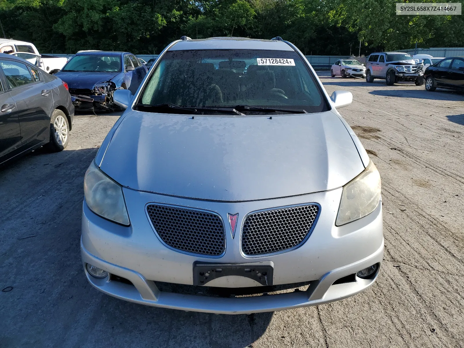 5Y2SL658X7Z414667 2007 Pontiac Vibe