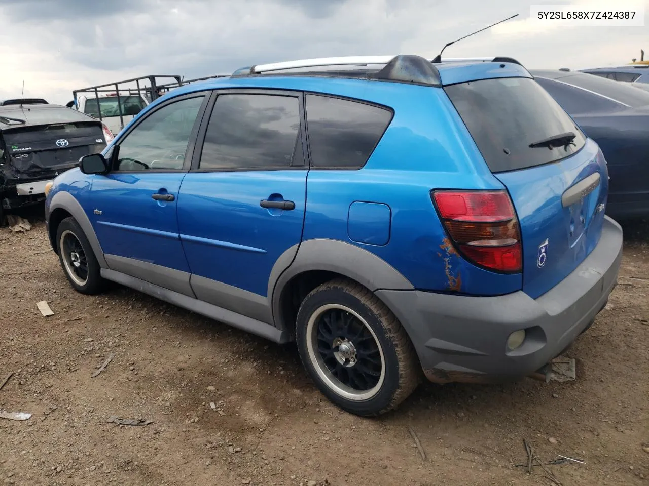 2007 Pontiac Vibe VIN: 5Y2SL658X7Z424387 Lot: 57314674