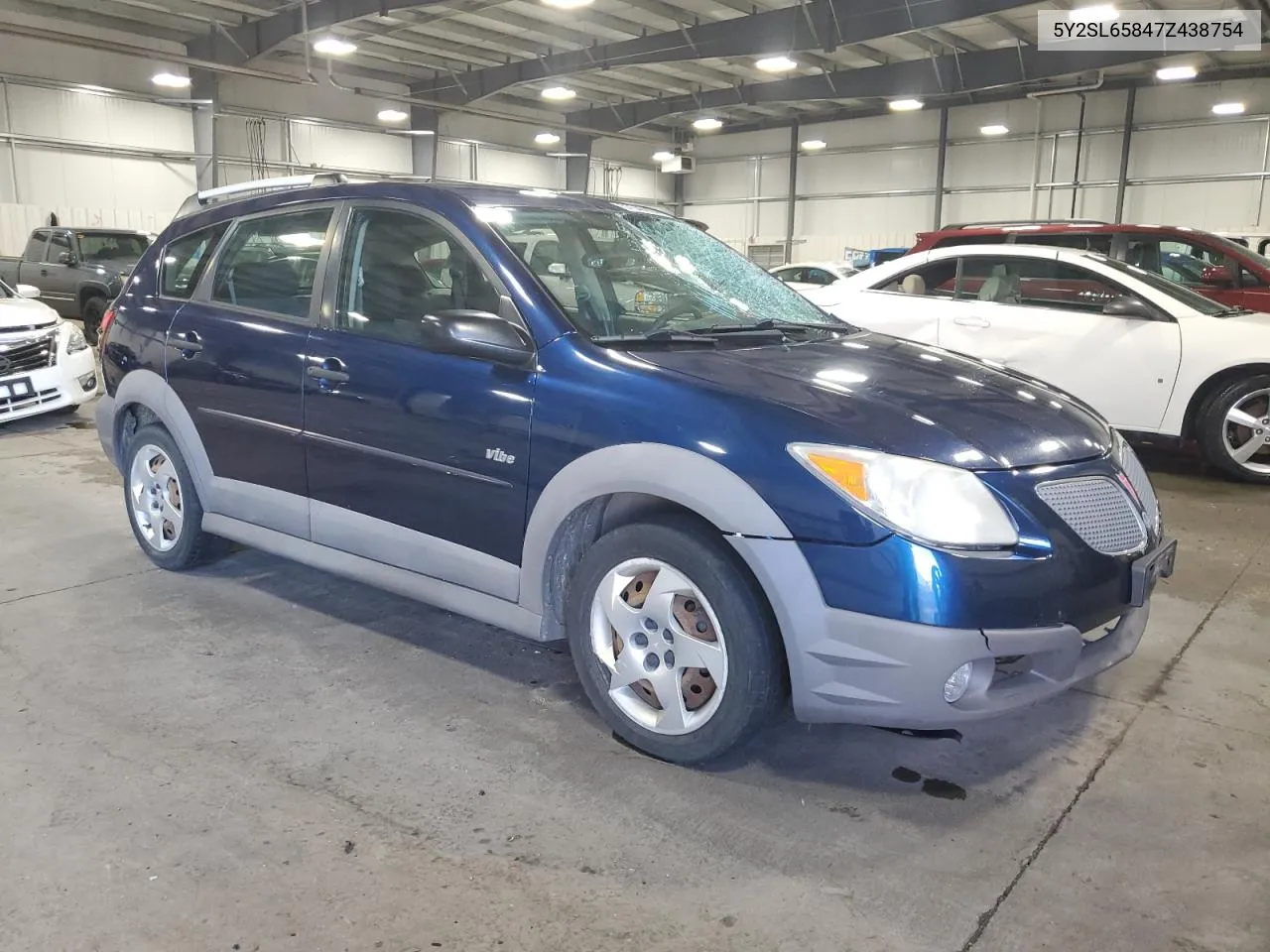 2007 Pontiac Vibe VIN: 5Y2SL65847Z438754 Lot: 57640904