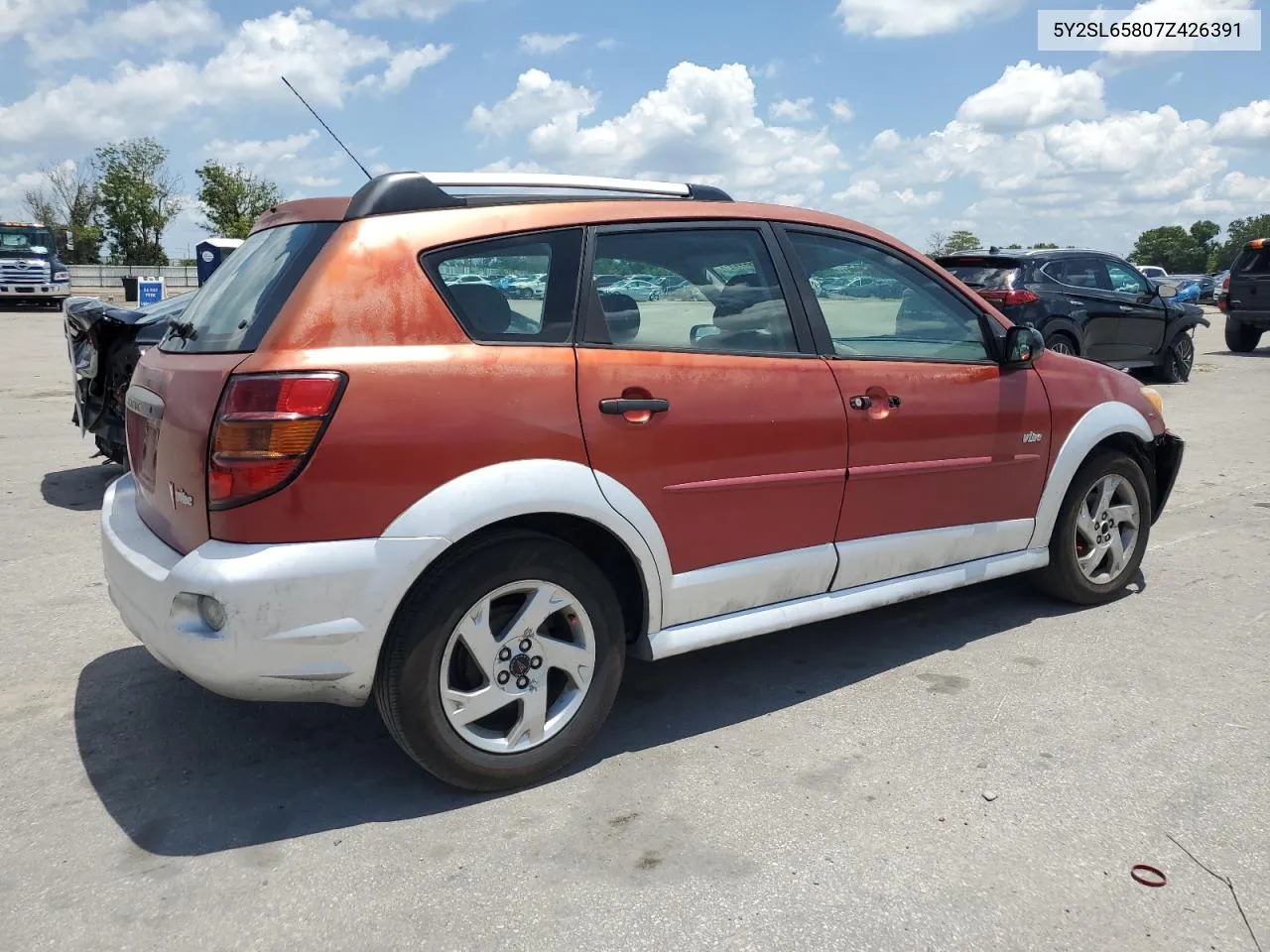 2007 Pontiac Vibe VIN: 5Y2SL65807Z426391 Lot: 57895674