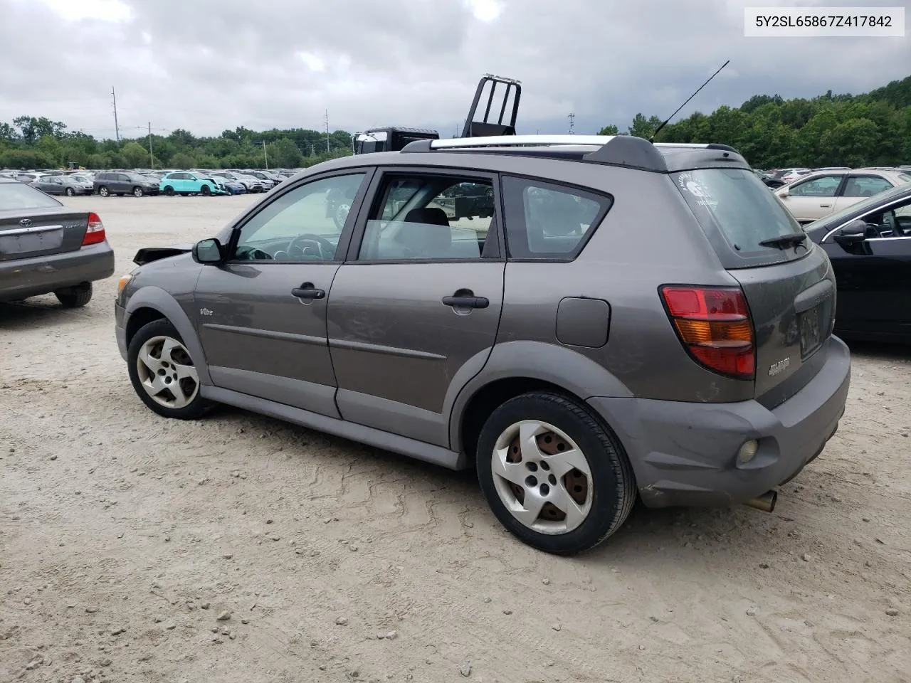 2007 Pontiac Vibe VIN: 5Y2SL65867Z417842 Lot: 58085734