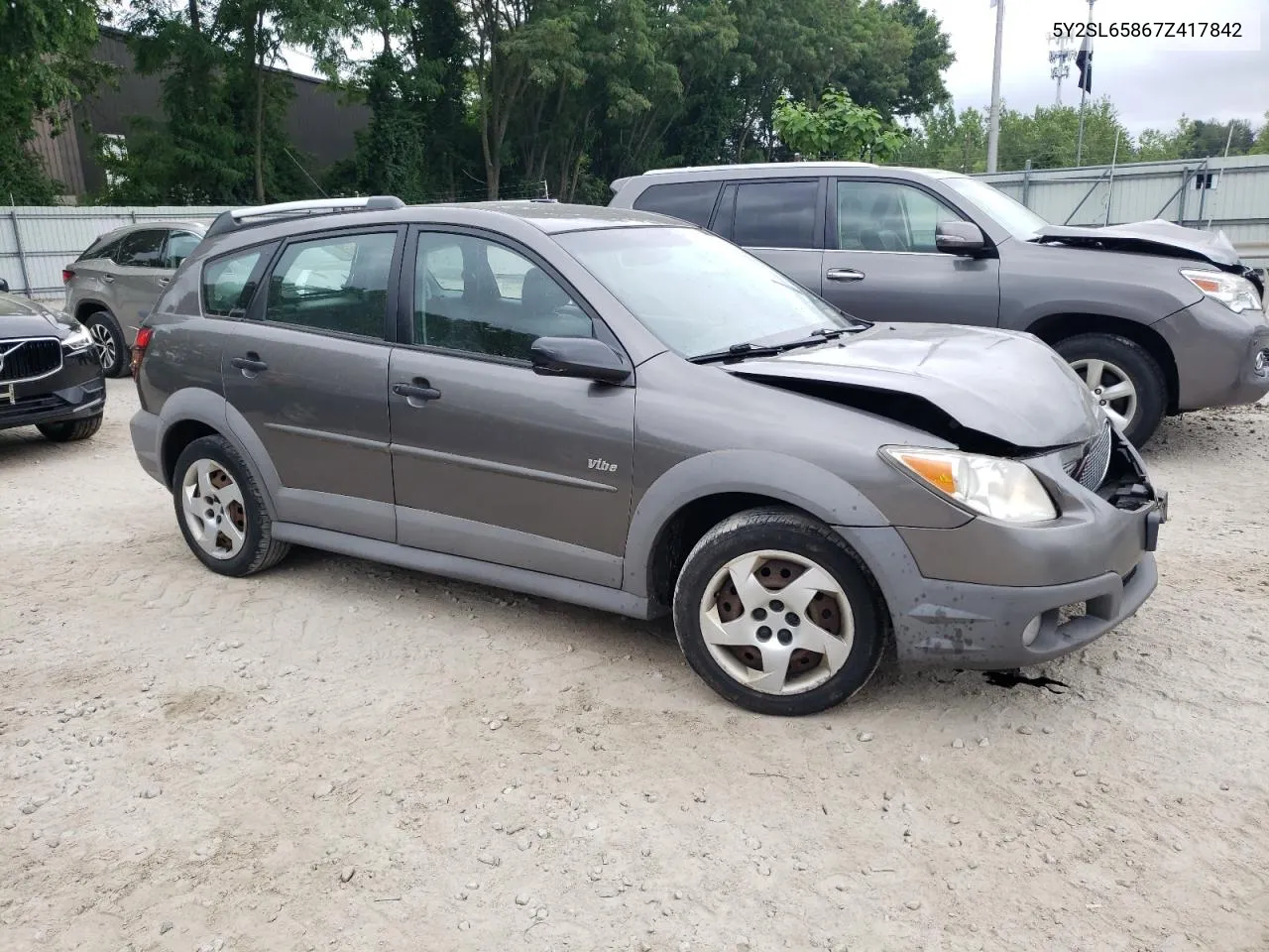 2007 Pontiac Vibe VIN: 5Y2SL65867Z417842 Lot: 58085734