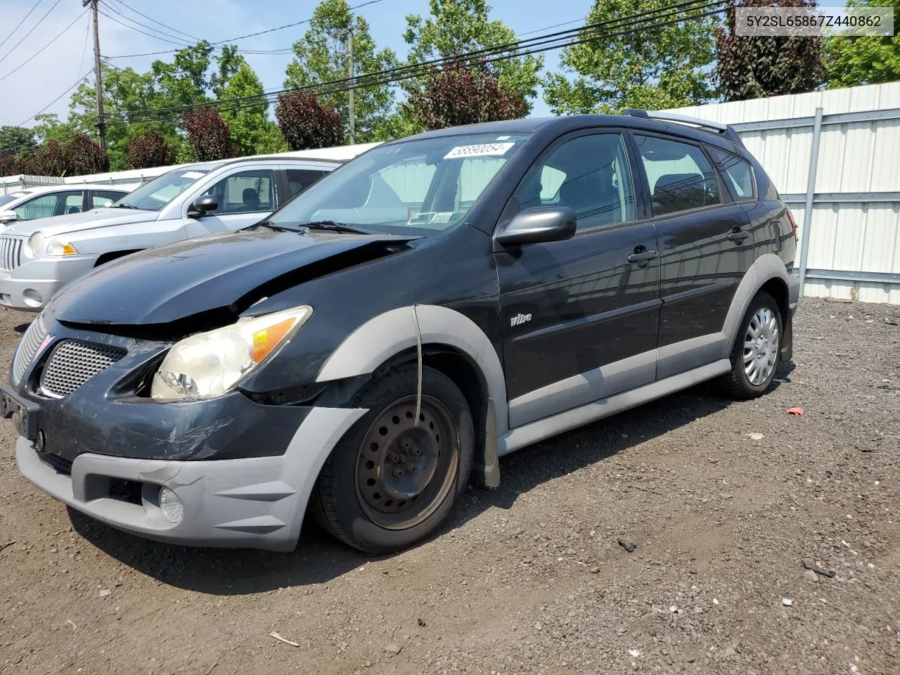 2007 Pontiac Vibe VIN: 5Y2SL65867Z440862 Lot: 58890054