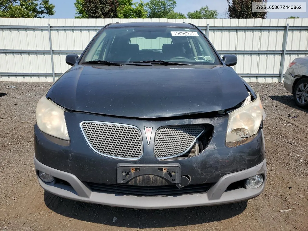 2007 Pontiac Vibe VIN: 5Y2SL65867Z440862 Lot: 58890054