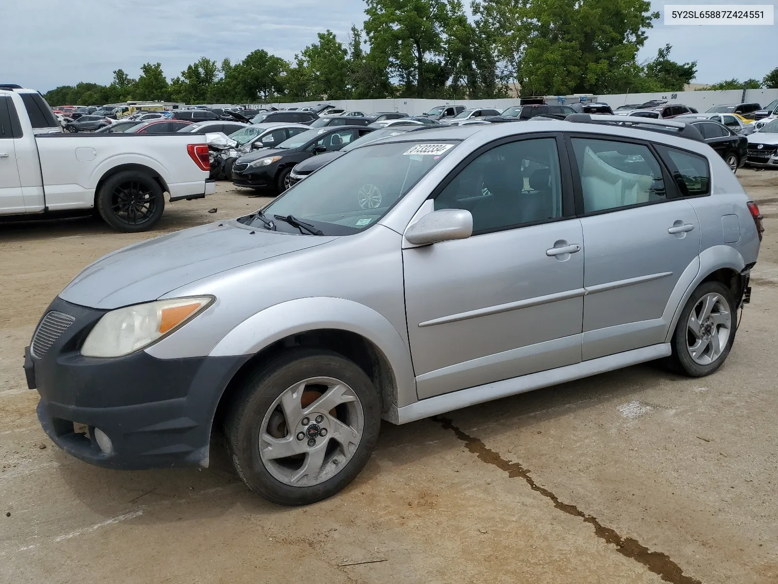 5Y2SL65887Z424551 2007 Pontiac Vibe